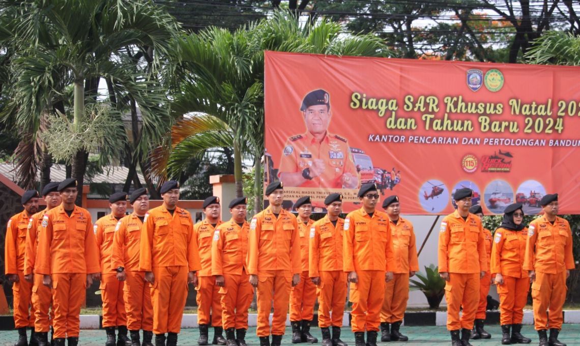 Basarnas Jawa Barat Mengerahkan 94 Orang Untuk Pengamanan Akhir Tahun.