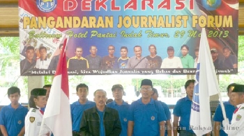 Jurnalis Ikrarkan Pangandaran Journalist Forum