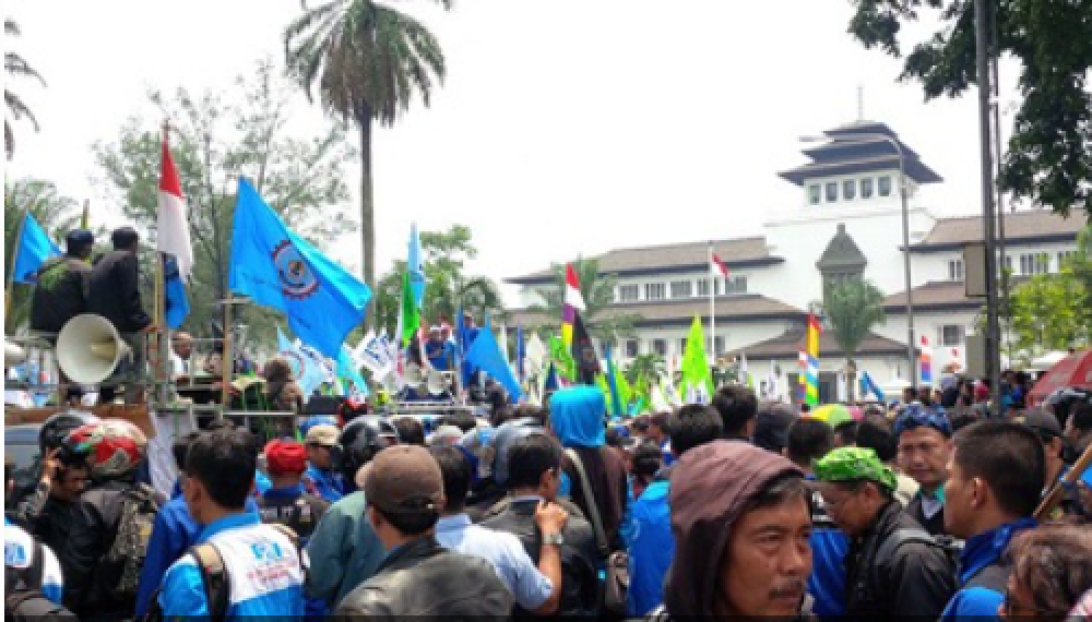 Buruh di Bandung Akan Berdemo 2 Hari ini, Ini Agenda dan Jalurnya